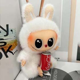 New Bubble.Mart Coca-Cola labubu series vinyl face blind box macaron trendy gift pendant(3 styles)-2386